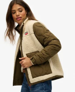 Sherpa Fleece Hybrid Jacket
