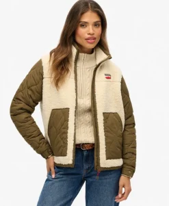 Sherpa Fleece Hybrid Jacket
