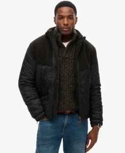 Sherpa Quilted Hybrid Jacket