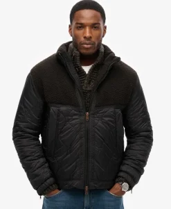 Sherpa Quilted Hybrid Jacket