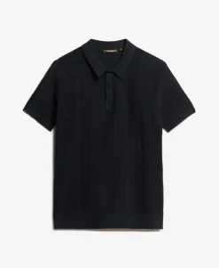 Short Sleeve Knitted Polo Shirt
