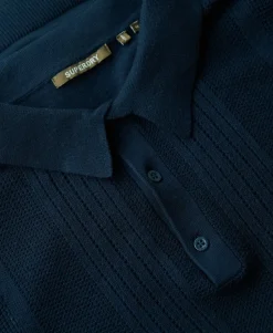 Short Sleeve Knitted Polo Shirt