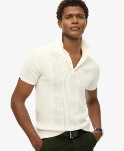 Short Sleeve Knitted Polo Shirt