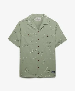 Short Sleeve Printed Beach Shirt
