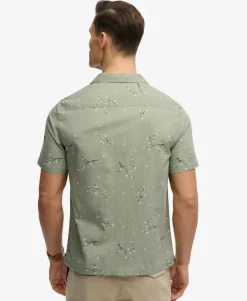 Short Sleeve Printed Beach Shirt