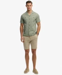 Short Sleeve Printed Beach Shirt