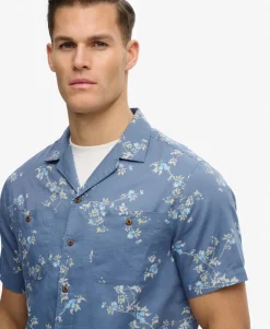 Short Sleeve Printed Beach Shirt