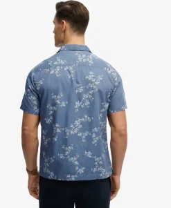 Short Sleeve Printed Beach Shirt