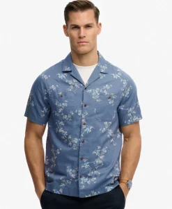 Short Sleeve Printed Beach Shirt