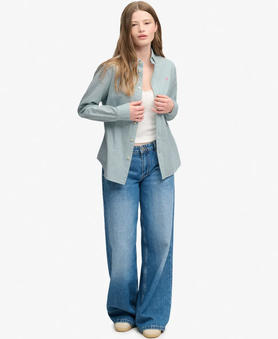 Slim Oxford Button Down Long Sleeve Shirt