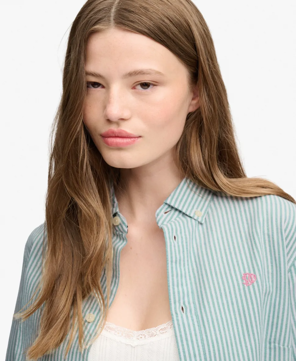 Slim Oxford Button Down Long Sleeve Shirt