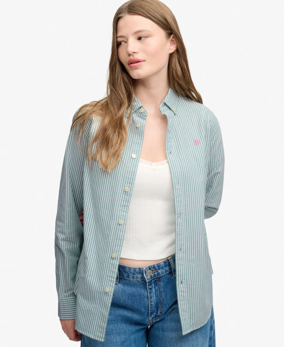 Slim Oxford Button Down Long Sleeve Shirt