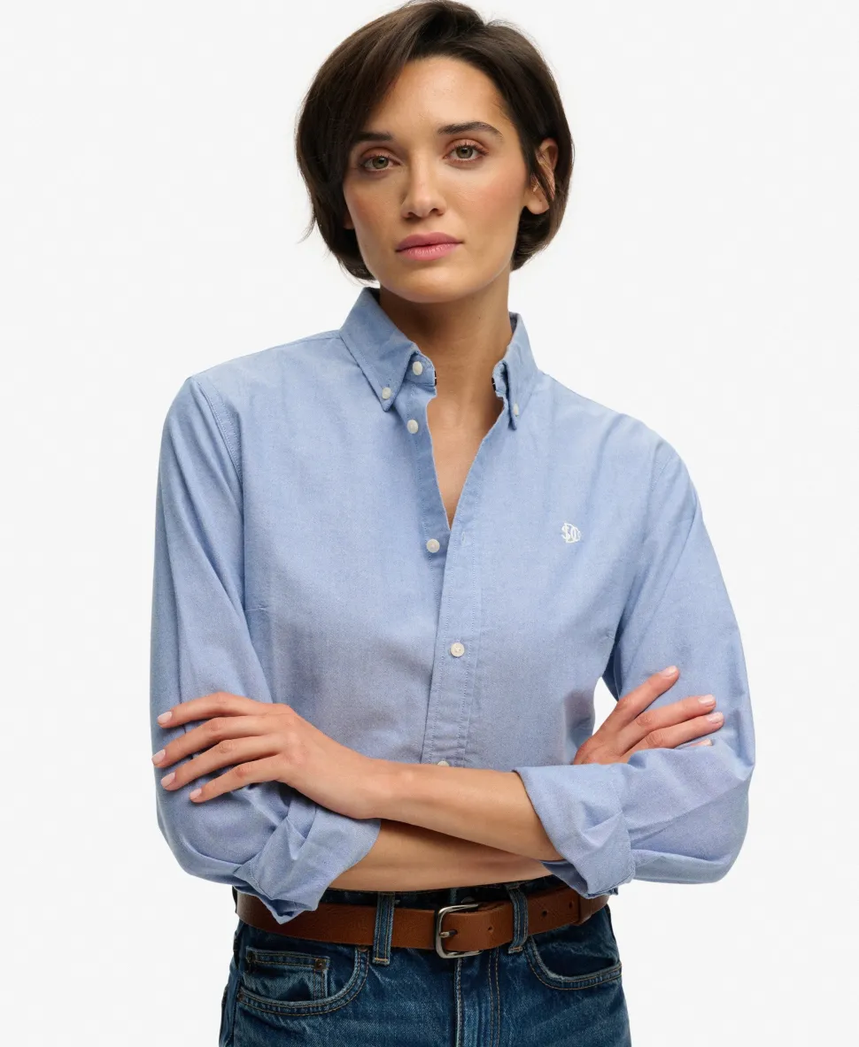 Slim Oxford Button Down Long Sleeve Shirt