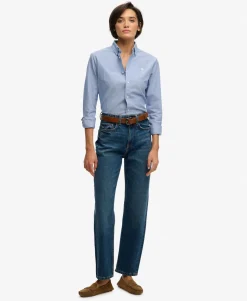 Slim Oxford Button Down Long Sleeve Shirt