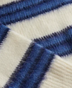 Slouchy Brushed Stripe Knit Jumper