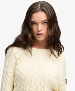 Slouchy Cable Knit Jumper