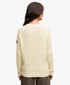 Slouchy Cable Knit Jumper