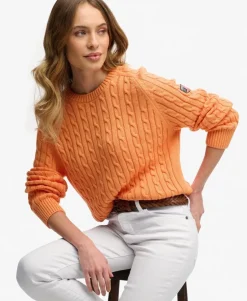 Slouchy Cable Knit Jumper