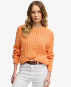 Slouchy Cable Knit Jumper