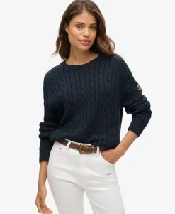Slouchy Cable Knit Jumper