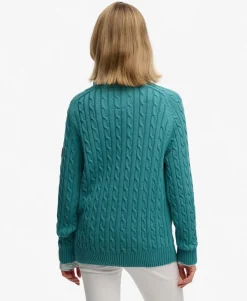 Slouchy Cable Knit Jumper