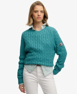 Slouchy Cable Knit Jumper