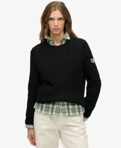 Slouchy Cable Knit Jumper