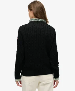 Slouchy Cable Knit Jumper