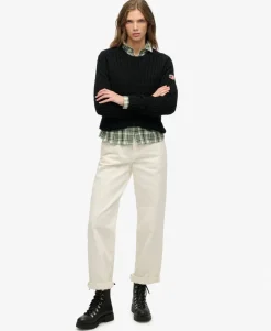 Slouchy Cable Knit Jumper