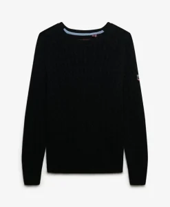 Slouchy Cable Knit Jumper