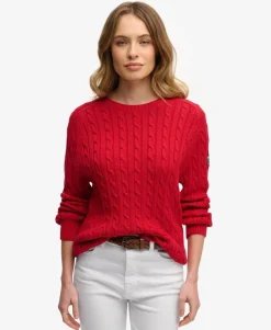 Slouchy Cable Knit Jumper