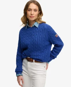 Slouchy Cable Knit Jumper