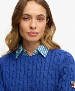Slouchy Cable Knit Jumper