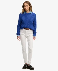 Slouchy Cable Knit Jumper