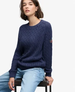 Slouchy Cable Knit Jumper