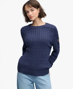 Slouchy Cable Knit Jumper