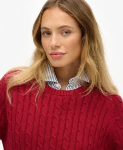Slouchy Cable Knit Jumper