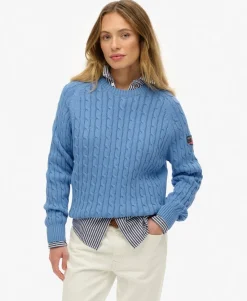 Slouchy Cable Knit Jumper