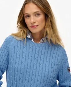 Slouchy Cable Knit Jumper