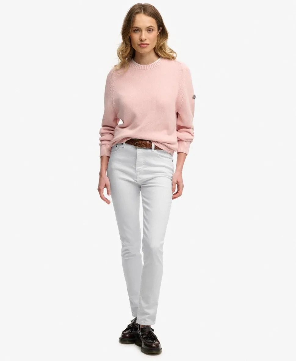 Slouchy Knitted Crew Jumper