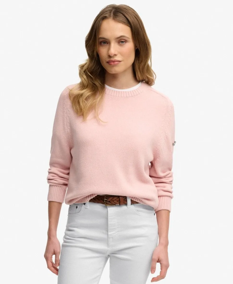 Slouchy Knitted Crew Jumper
