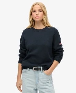 Slouchy Knitted Crew Jumper