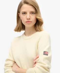 Slouchy Knitted Crew Jumper
