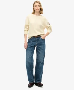 Slouchy Knitted Crew Jumper
