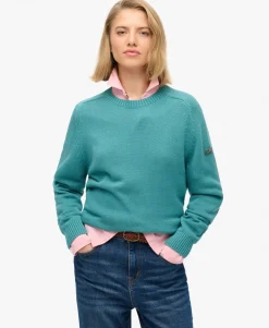 Slouchy Knitted Crew Jumper