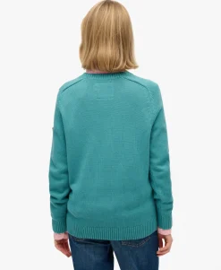 Slouchy Knitted Crew Jumper