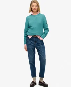 Slouchy Knitted Crew Jumper