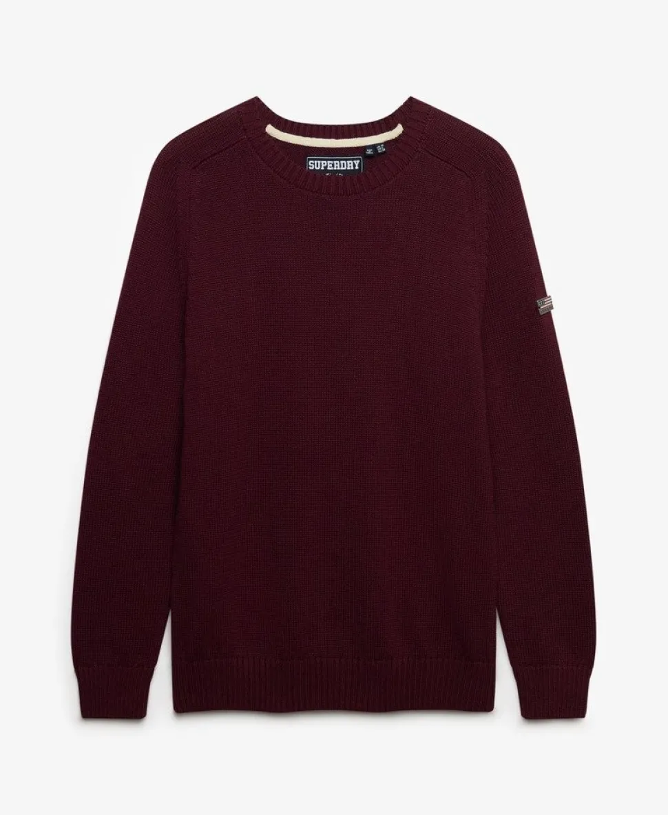 Slouchy Knitted Crew Jumper
