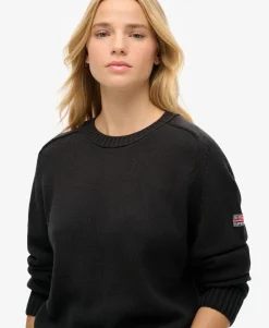 Slouchy Knitted Crew Jumper
