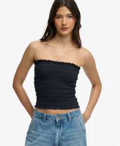 Smocked Jersey Bandeau